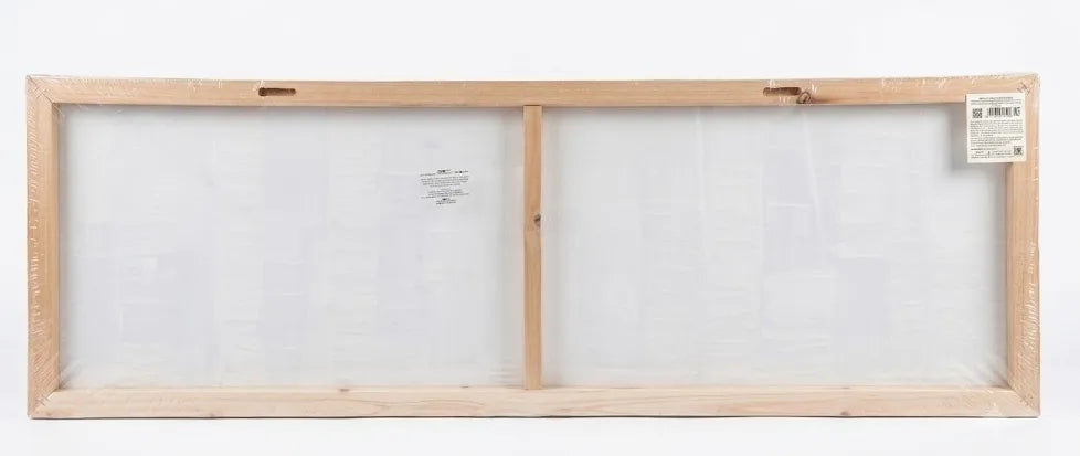 Quadro moderno skyline astratto materico su tela