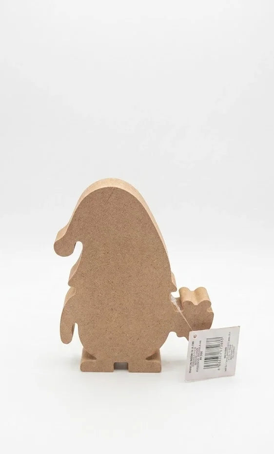 Gnomo di Natale in Legno con Barba – Decorazione Natalizia
