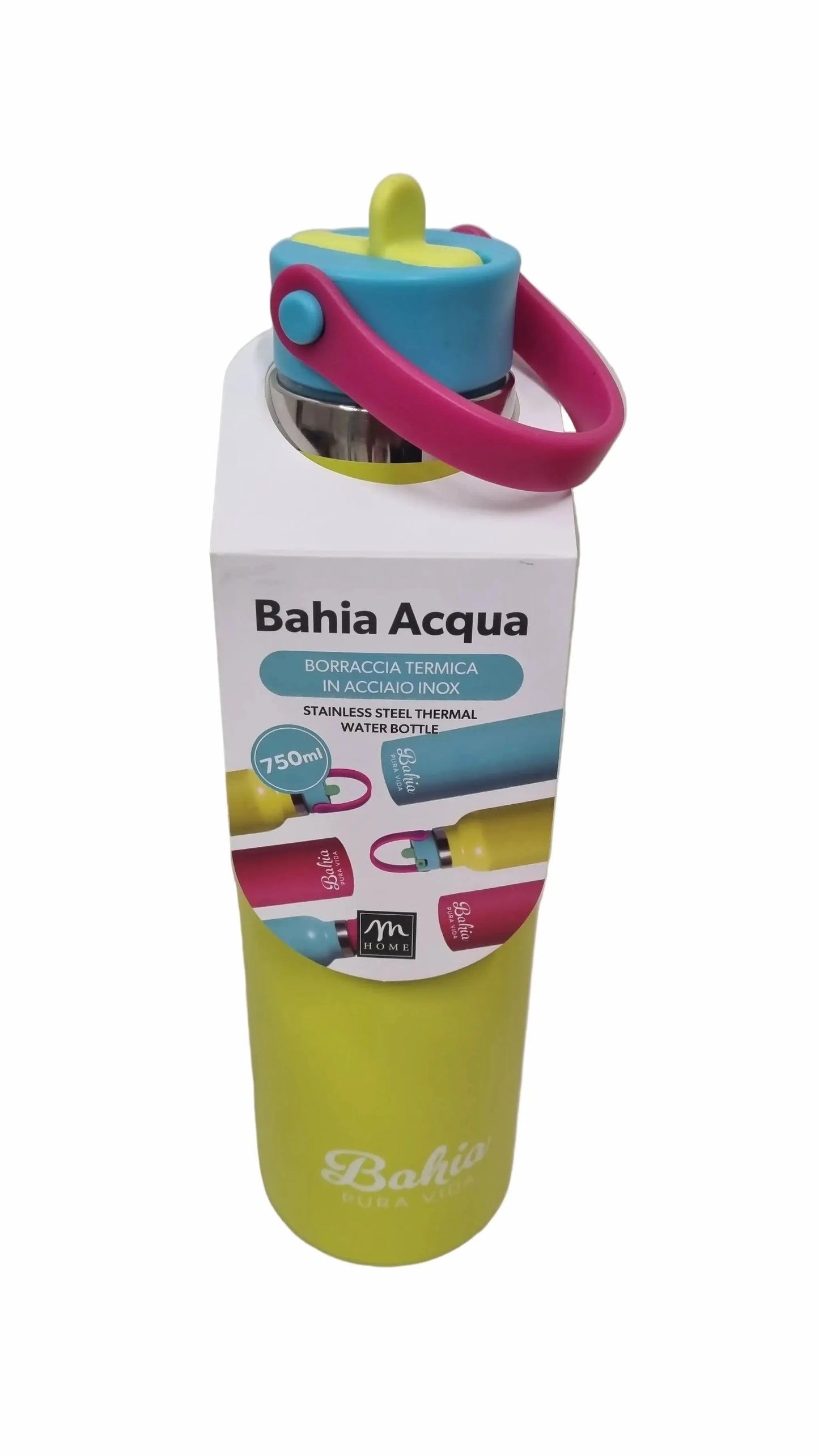 Borraccia termica in acciaio inox Bahia Acqua 750ml, colore verde 
