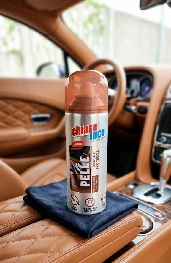 Chiaroluce Pelle Spray – Detergente Specifico Vale 750 ml, Idrata e Protegge