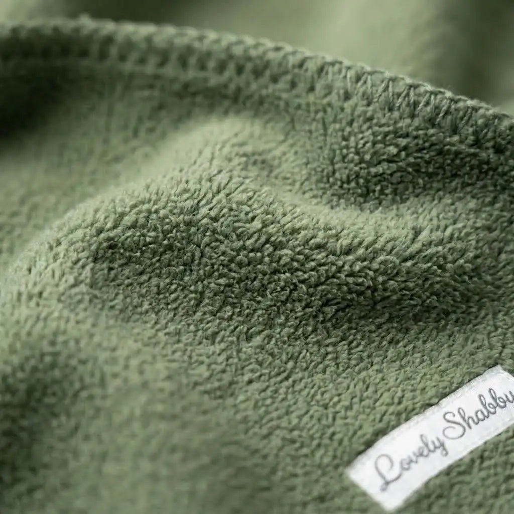 primo piano coperta verde