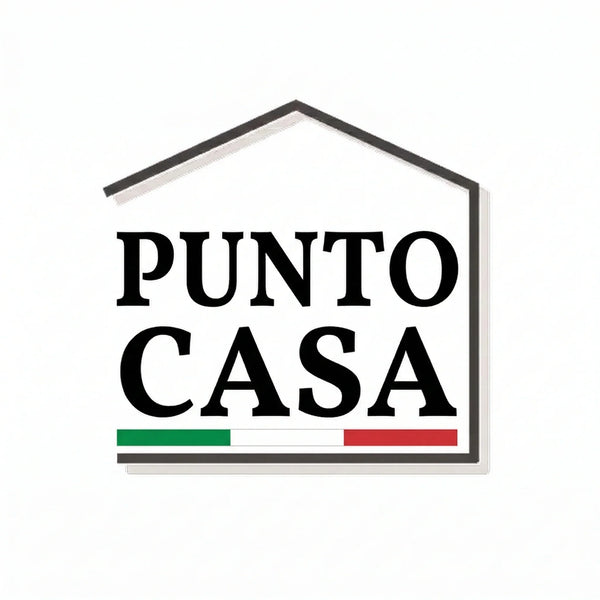 Logo Punto Casa con bandiera italiana, simbolo di e-commerce italiano per casa e giardino