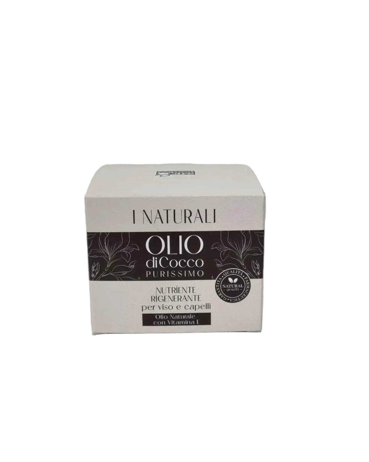Olio di Cocco Purissimo naturale rigenerante per viso e capelli con Vitamina E