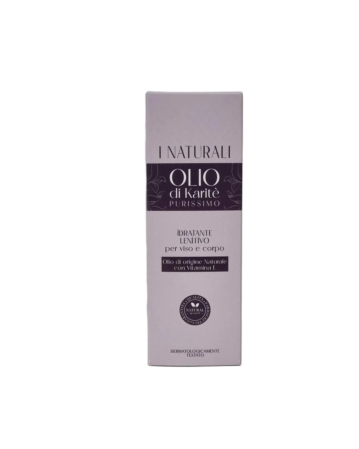 Olio di Karitè purissimo idratante lenitivo per viso e corpo, naturale con vitamina E, dermatologicamente testato