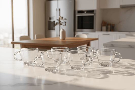 Set 6 Tazze da Caffè in Vetro Carioca Coffee - Punto Casa