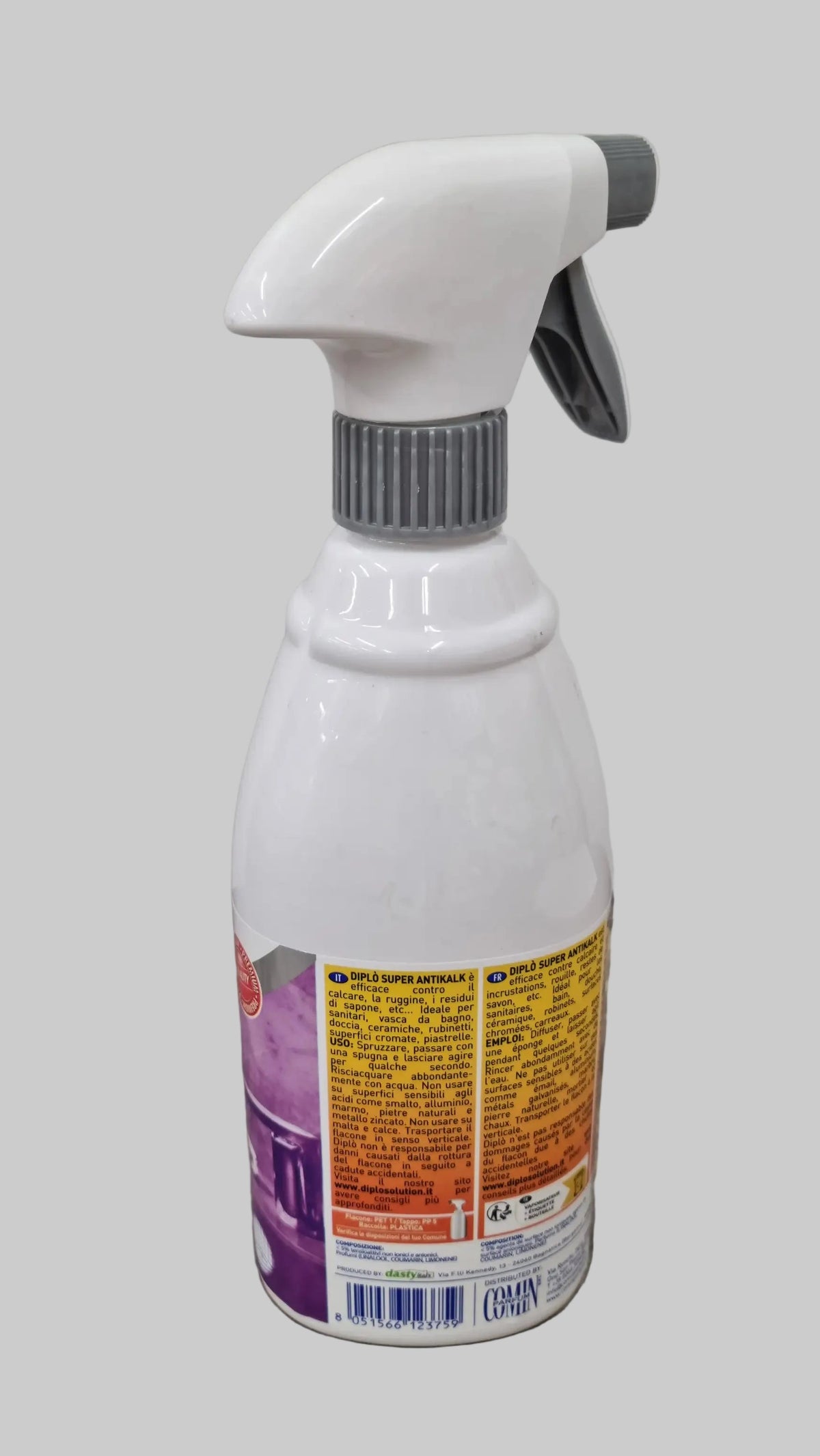 Spray Anticalcare Professionale Bagno Diplò – Elimina Calcare e residui Sapone - Punto Casa