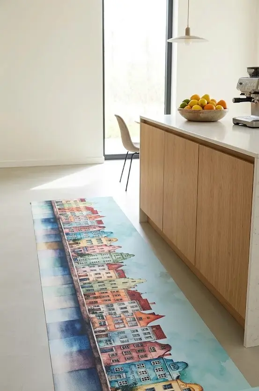   Tappeto Case Colorate al Taglio in PVC Punto Casa