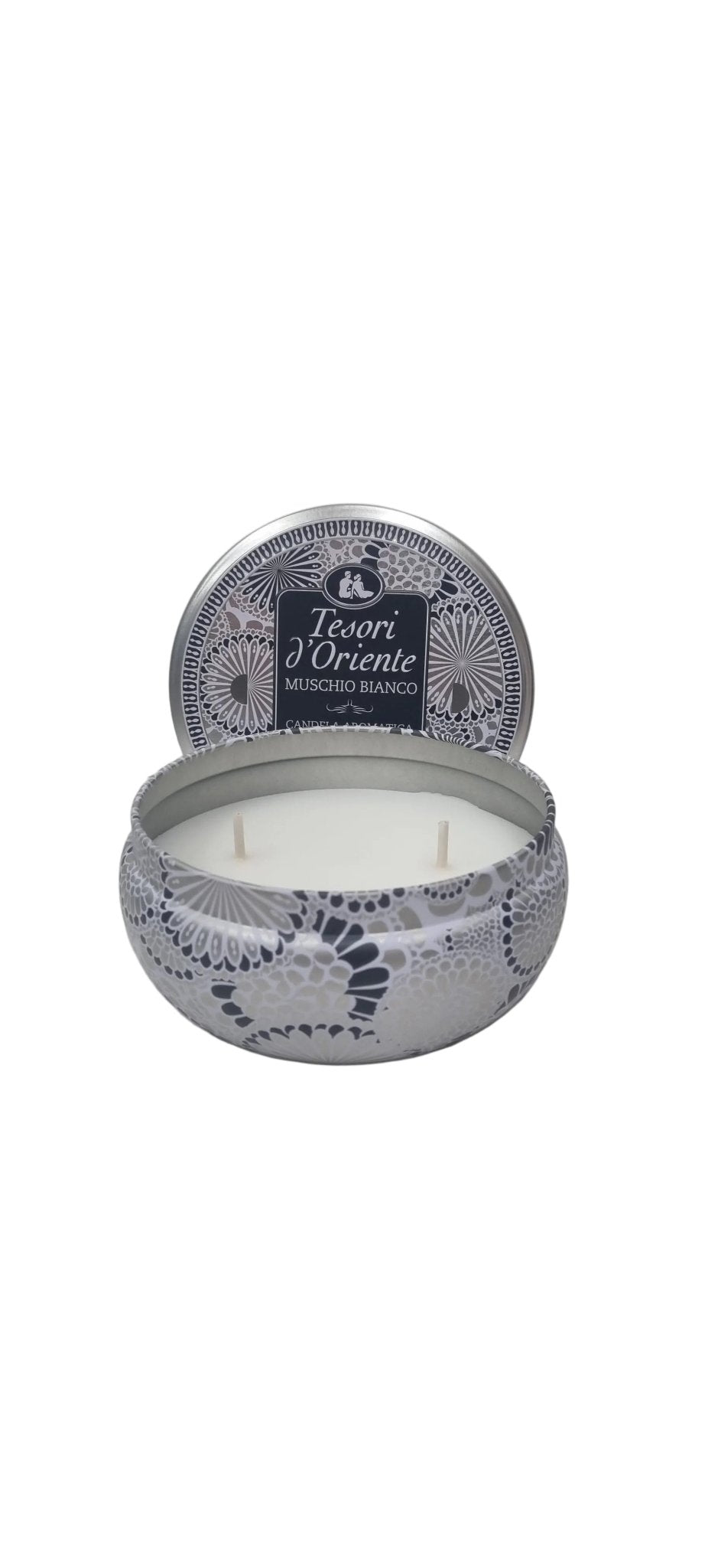 Tesori d'Oriente – Candela Aromatica con Oli Essenziali in Latta 200 g - Punto Casa